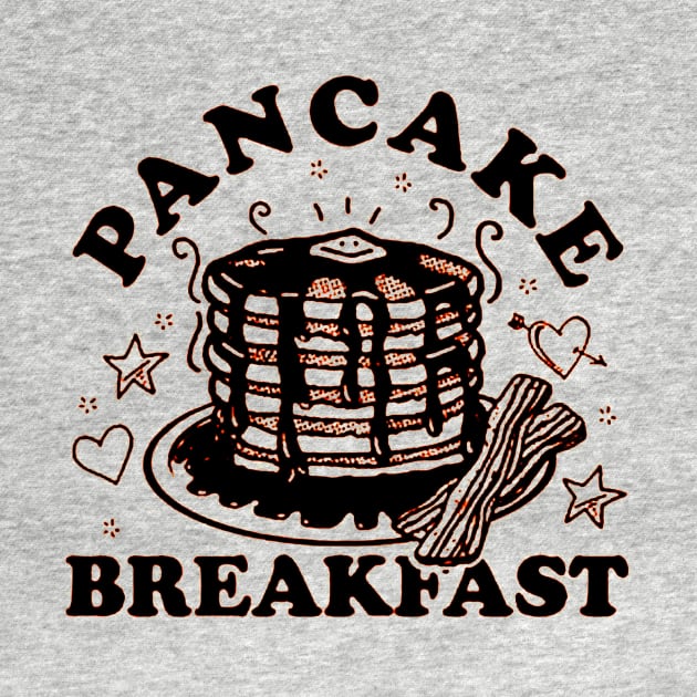 funny  Pancake Breakfast by bayudesignart45